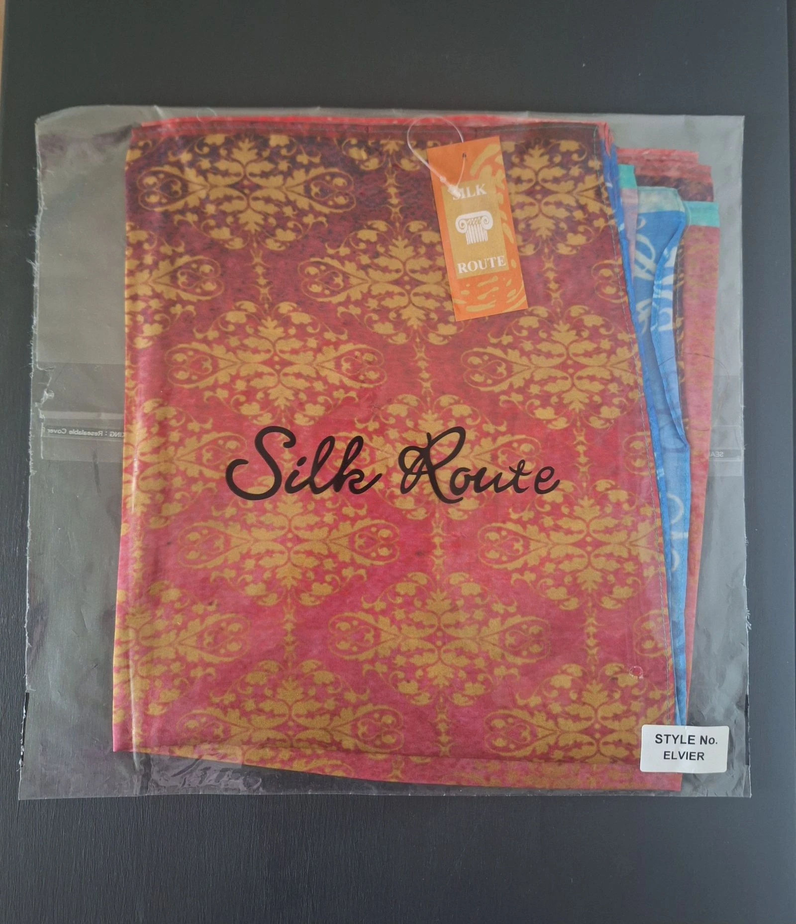 Écharpe nova de seda multicolor étnica chique Silk Route – photo 7